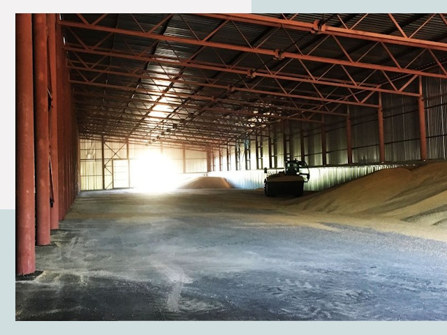 Строительство зернохранилищ в Чистополе