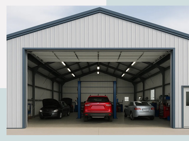 Ангары из сэндвич панелей от 614 руб. в Чистополь