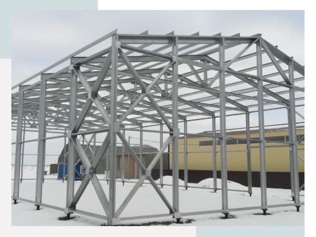 Каркасные ангары в Чистополе