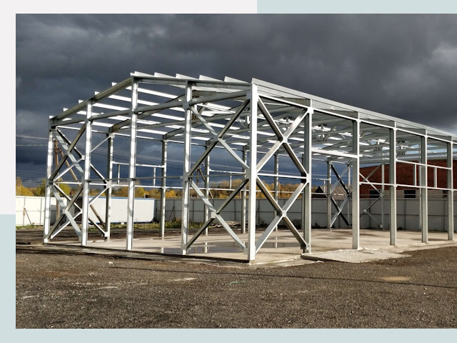 Двускатные ангары в Чистополь от 614 руб. за квадрат