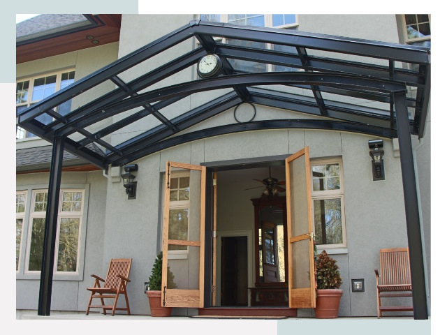 Козырьки металлические в Чистополе