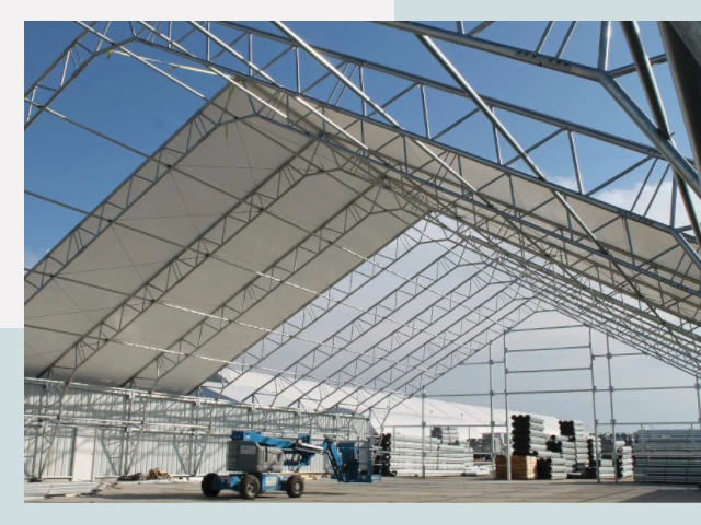 Каркасно-тентовые сооружения от СтальСтрой-Чст по цене 614 руб.